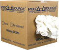 PRO SOURCE Reclaimed White Cotton T-Shirt Cloth Shop Rags, Sold by Weight by PROSOURCE