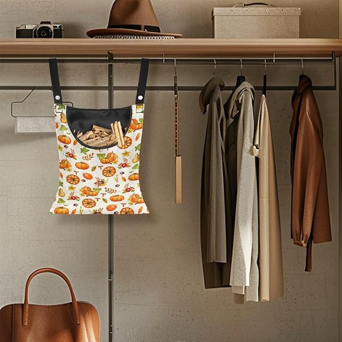 Pumpkin Print Clothespin Bag - Image 5