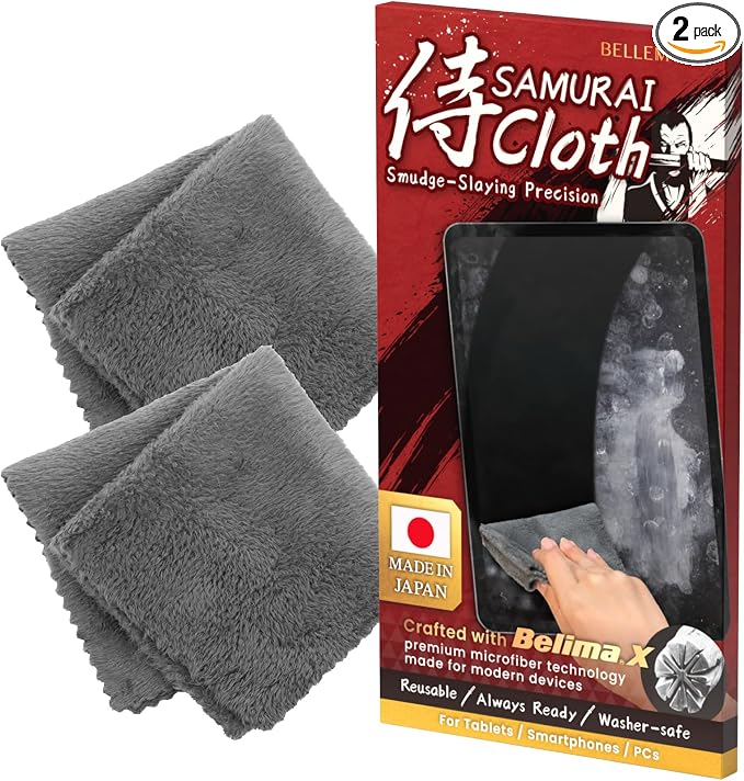 BELLEMOND「Samurai Cloth」Japanese Microfiber Cleaning Cloth | Washable, Lint by BELLEMONDMadeinJapan