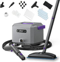 Steam Cleaner: Fast 50-Sec Heat-Up-21-Piece Kit-0.6Gal Tank Refill Anytime-No by awasky
