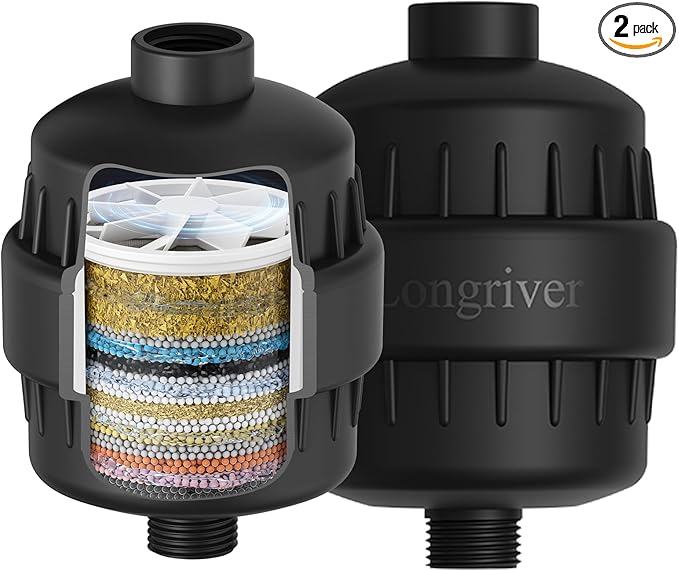 R7 Shower Filter High Put Shower Water Filter by DesignedforaSpa-LikeShower