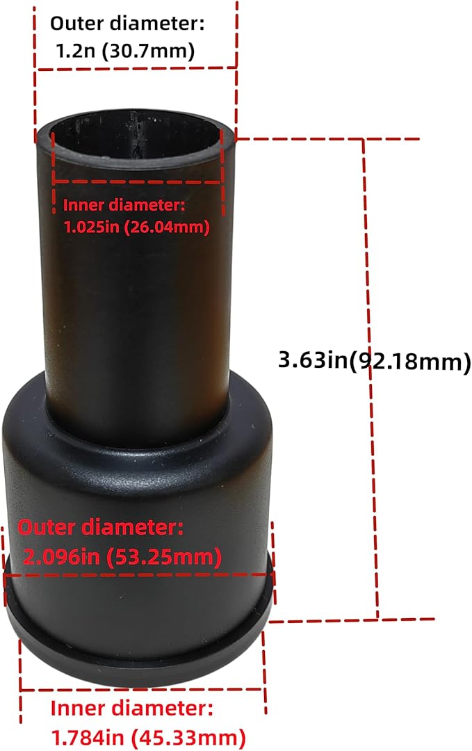 palart 3 Piece Vacuum Adapter Combo Kit Fits Wet Dry Vacuum Cleaners Connector - Image 8