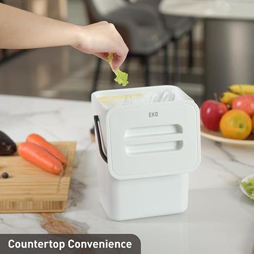 EKO Puro Mini Wall-Mounted Kitchen Trash Can - Image 4