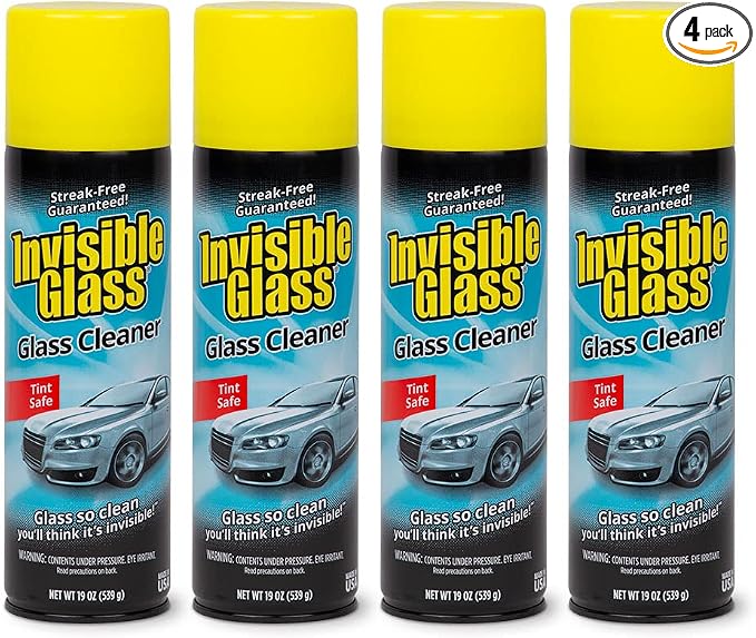 Invisible Glass 91164-4PKPremium Aerosol Glass and Window Cleaner by InvisibleGlass