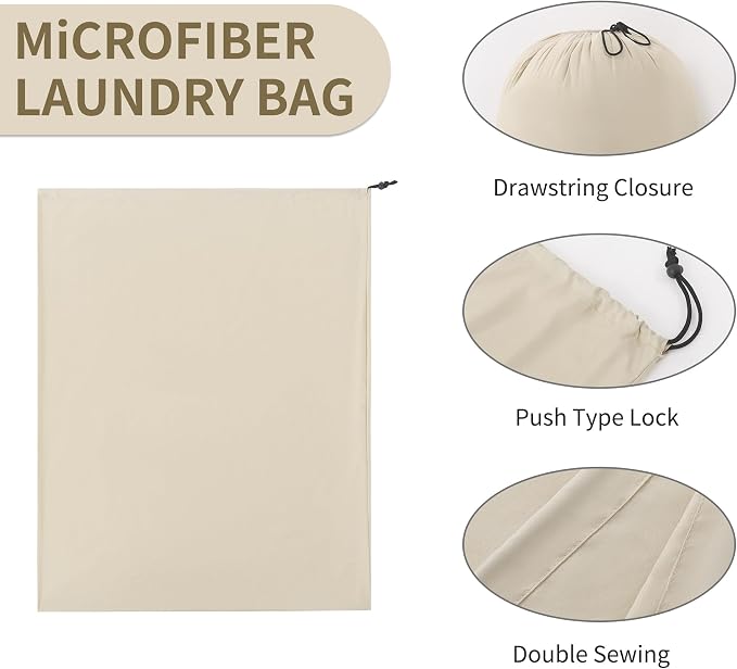 ZPECC Travel Laundry Bag 12 Pack, Bulk Extra Large Heavy Duty Bags, Durable - Image 3