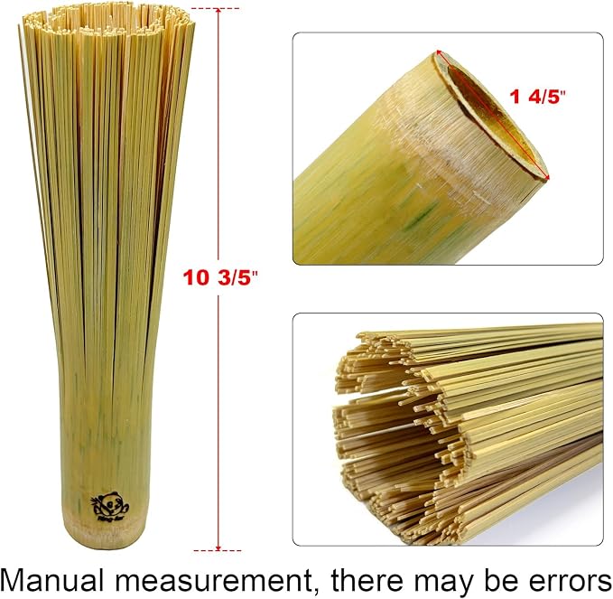 Bamboo Wok Brush 2 Pack – Handmade Natural Scrubbers - Image 2