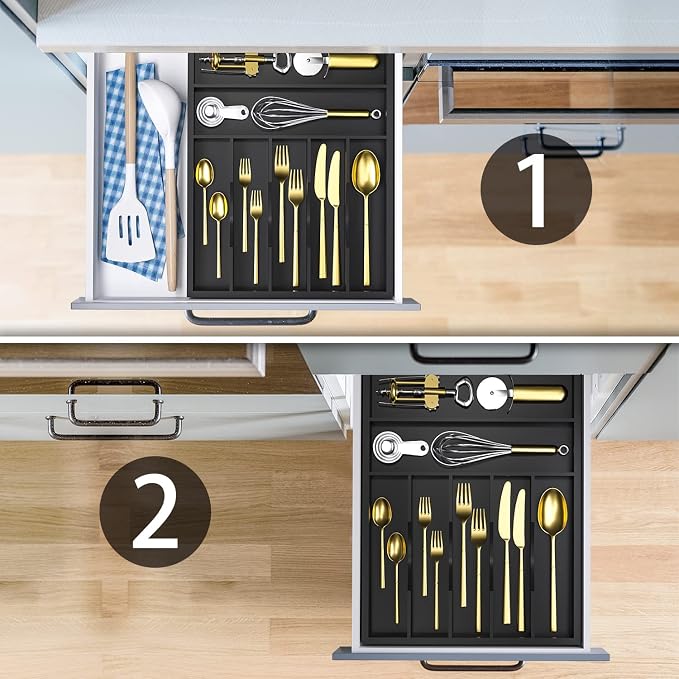 Utensil Organizer Silverware Drawer Organizer - Image 3