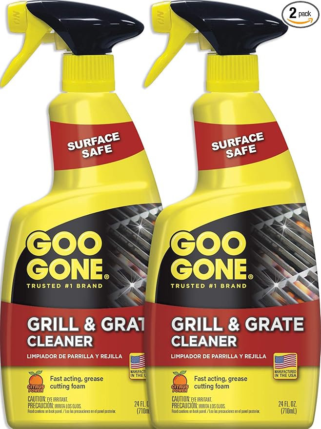 Goo Gone Grill and Grate Cleaner Spray Cleans and Degreases BBQ Cooking Grates by GooGone
