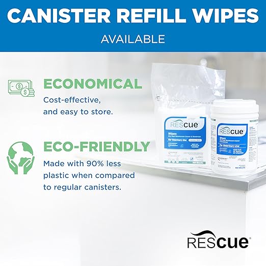REScue One-Step Disinfectant Cleaner & Deodorizer Wipes - Image 6