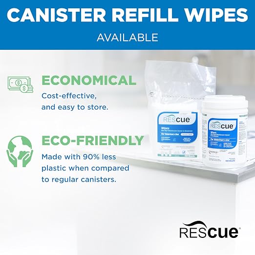 REScue One-Step Disinfectant Cleaner & Deodorizer Wipes - Image 5