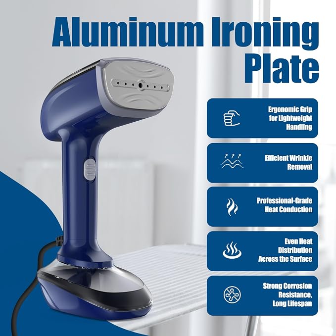 Powerful Handheld Fabric Steamer - 1800W - Image 4