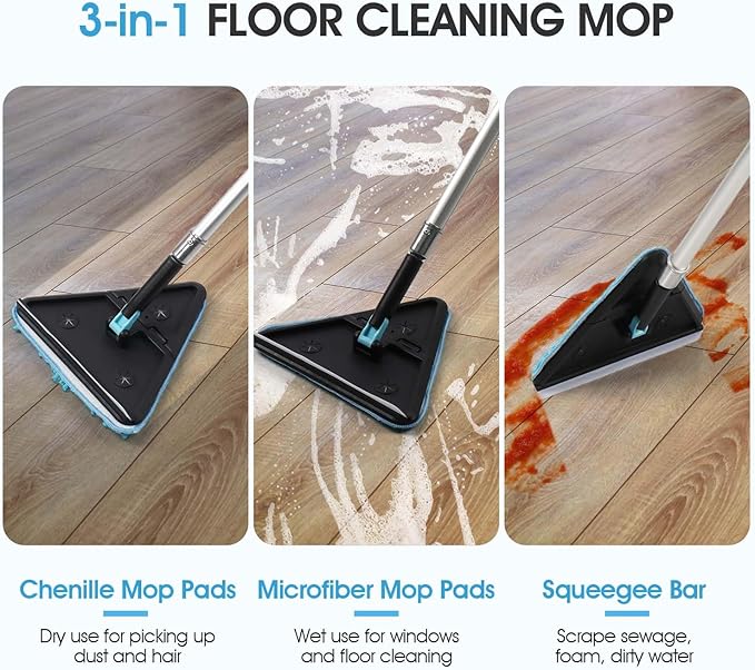 25 Feet High Ceilings Baseboard Wall Cleaner Mop - Image 4