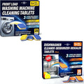 Washing Machine Cleaner Tablets Front Loader 28 Pack & Dishwasher Cleaner by SHIMMERIX