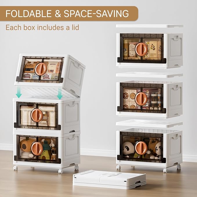 JEKO&JEKO 249Qt Lockable Stackable Storage Bins - Image 5