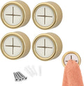 S&T INC. Round Adhesive Push Towel Hooks by STINC