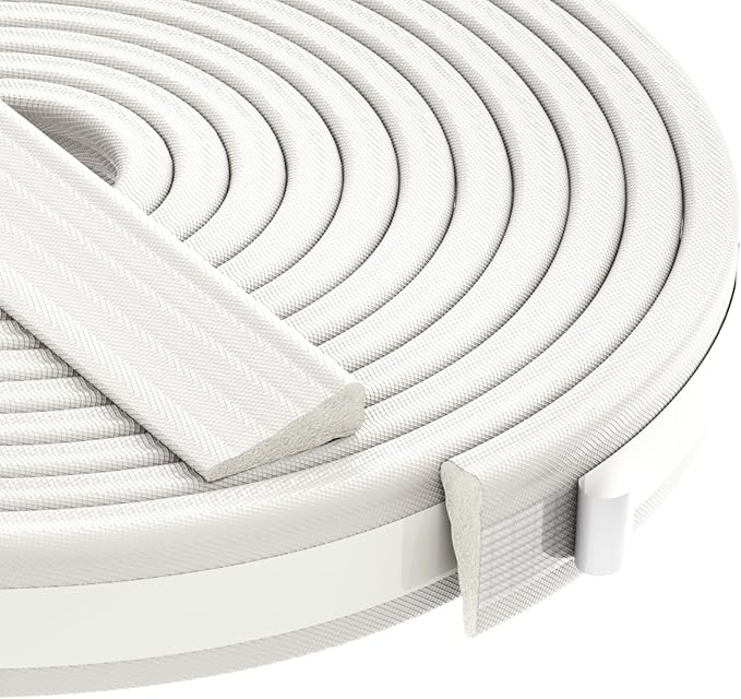 QDiShi 196" Wedge-Shape Weather Stripping Door Seal Weatherproof Foam Seals by QDiShi