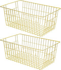 SANNO Wire Baskets Storage Baskets, Freezer Bakets Pantry Baskets Kitchen by SANNO