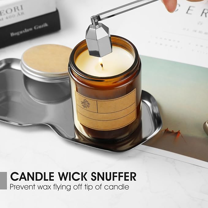 PATOISE 4 in 1 Candle Accessory Set, Wick Trimmer, Candle Snuffer, Wick Scoop - Image 3