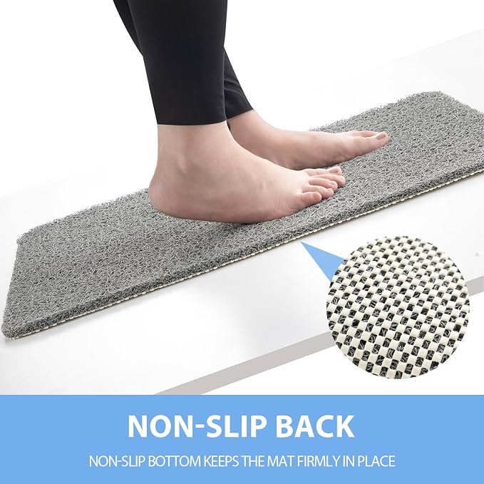 Non Slip Bathtub Mat, Anti Slip Shower Mat, Quick Drying Bath Tub Mats - Image 3