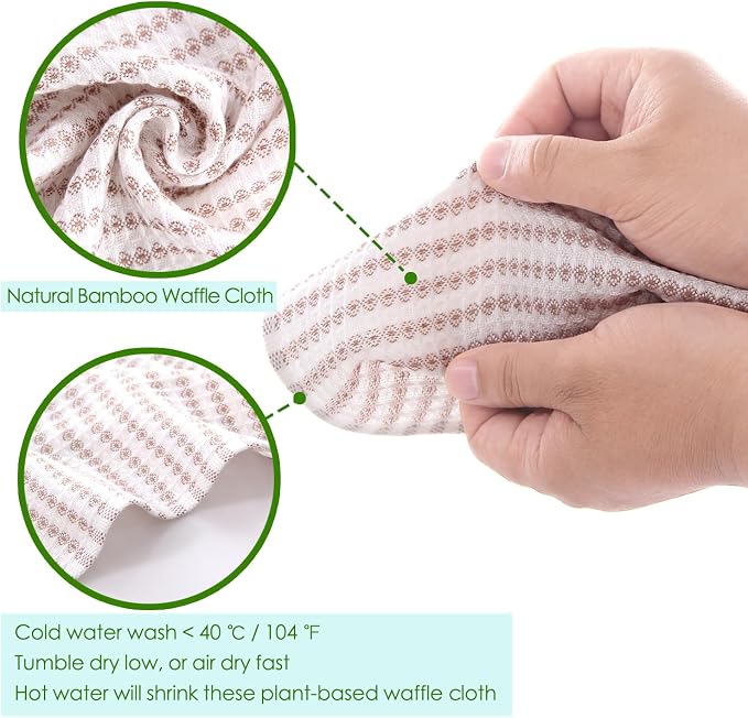 Kitchen Washcloths 6 Pack, 10x14 Inch Small Dish Cloth - Image 4