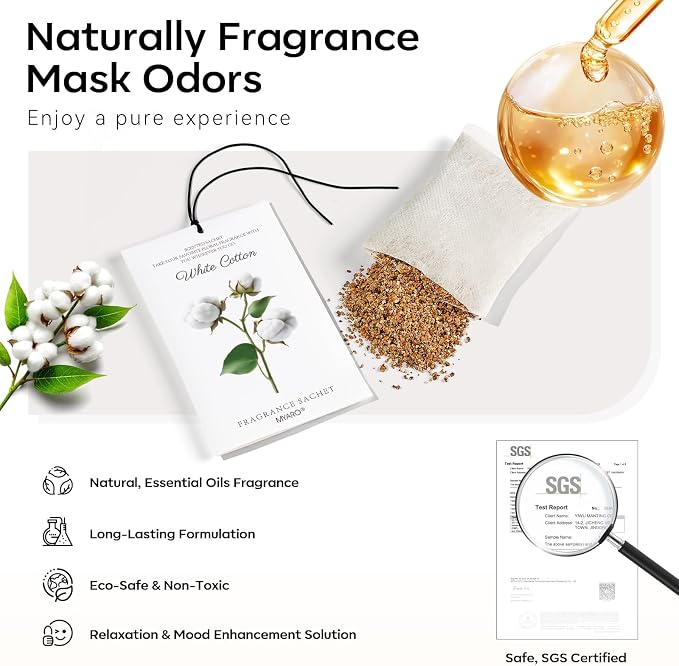 12 Packs Scent Sachets for Closet Clothes Storage - Image 4