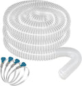 Heavy PVC Dust Collection Hose 2 1/2" x 20', Puncture Resistant PVC Dust by Qucship