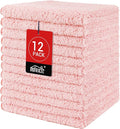 HOMEXCEL Microfiber Washcloths 12 Pack, Highly Absorbent and Soft Face Towel by HOMEXCEL