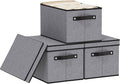 Storage Boxes, 15 x 9.8 x 8.3 Inch Baskets by YheenLf