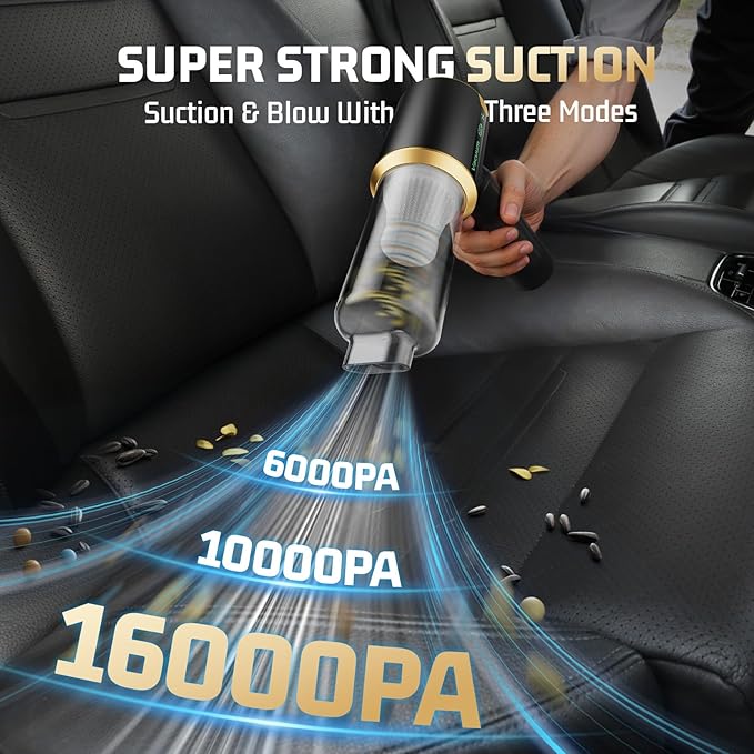 Car Handheld Vacuum Cordless: Car Vacuum Cleaner - Image 2