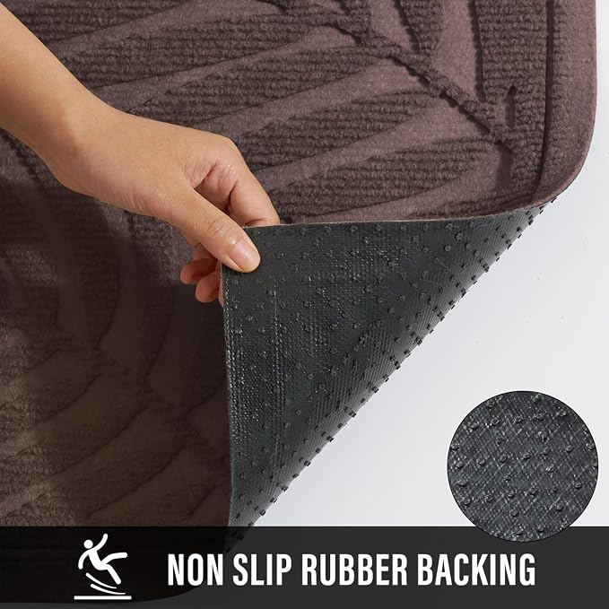 Front Door Mat, Absorbent Resist Dirt Welcome Door Mat Indoor Outdoor, - Image 4