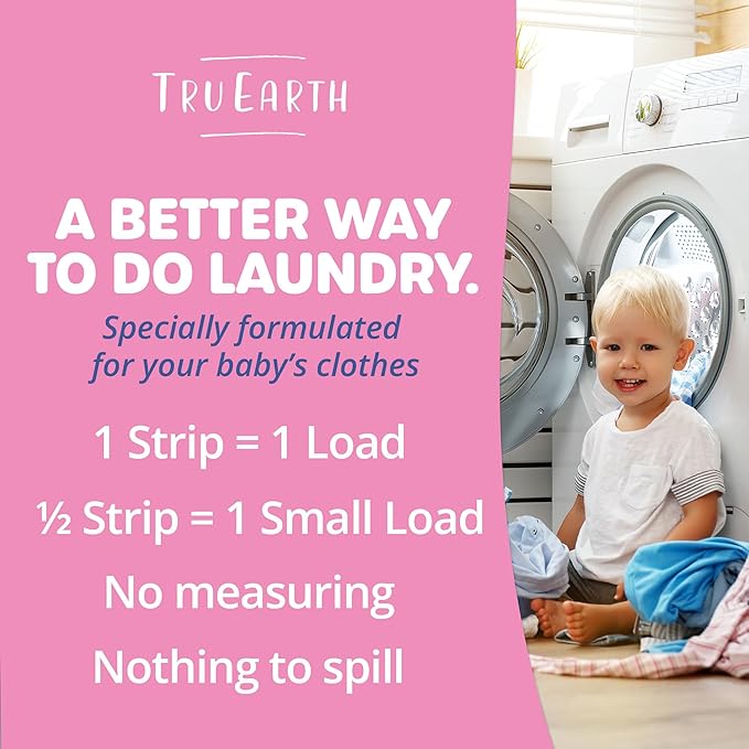 Tru Earth Hypoallergenic Baby Laundry Detergent Sheets/Eco-Strips - Image 6