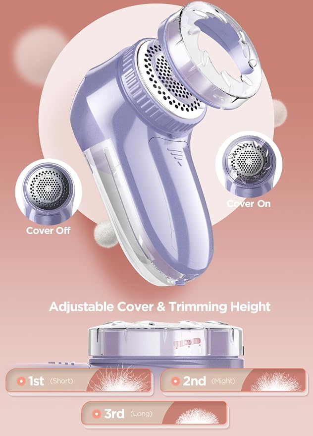 Bymore Fabric Shaver, Lint Remover, Lint Shaver Defuzzer Sweater Shaver - Image 4