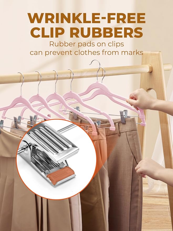 HOUSE DAY Velvet Skirt Hangers - Image 4