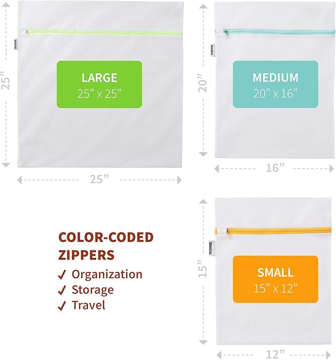 Mesh Laundry Bag for Delicates, Wash Bag for Underwear and Lingerie, Makeup - Image 5