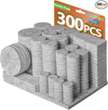 Furniture Pads 300 Pcs Premium Furniture Felt Pads, Huge Quantity Self Adhesive by BAIPOK