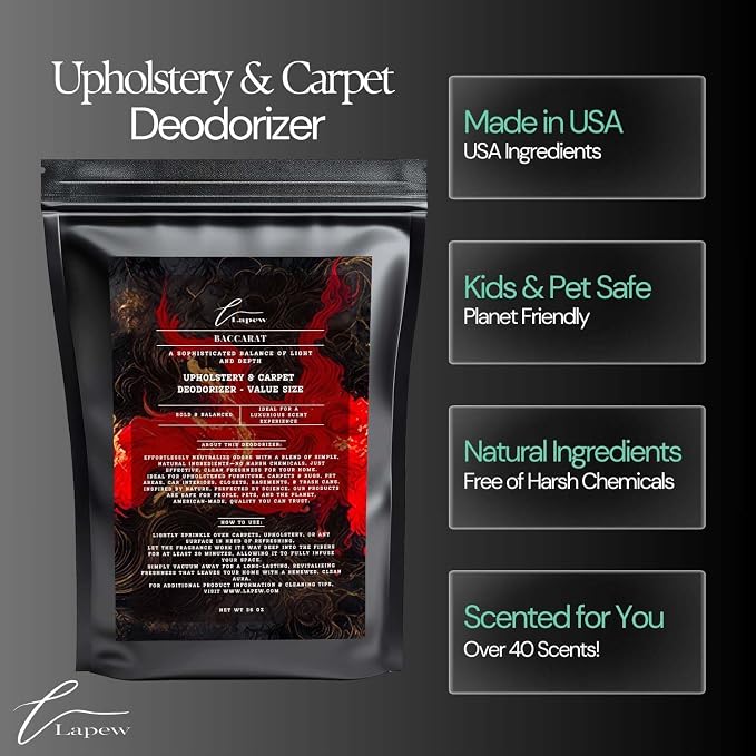 Baccarat Carpet Freshener Powder Refill 36 oz | Powerful Odor Eliminator - Image 5