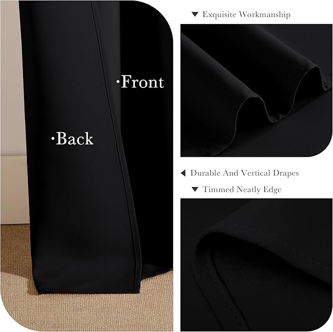 PONY DANCE Blackout Curtain Drapes - Image 5