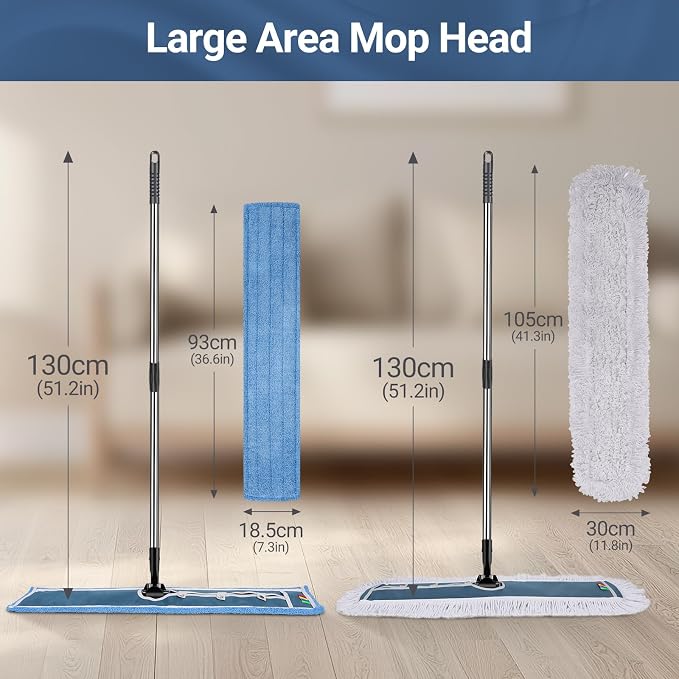 MASTERTOP Industrial Mop, Extra Large Floor Mop - Image 5