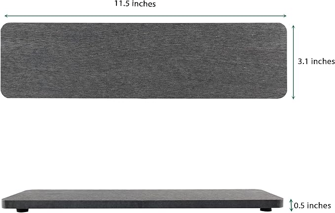2 Pcs Water Absorbing Stone Trays, Kitchen/Bathroom Sink Soap Dish, Diatomite - Image 5