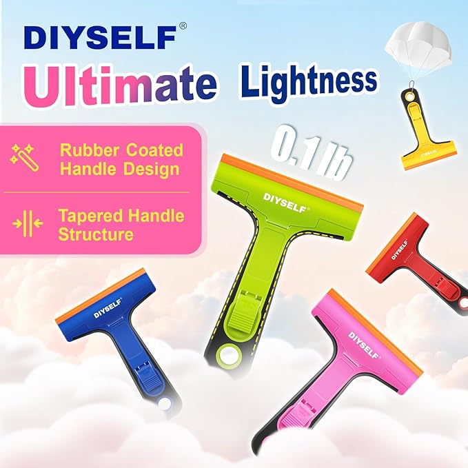 DIYSELF-Razor-Blade-Scraper, 1 Pack Razor Blade Scraper, Extra 5 PCS Orange - Image 3
