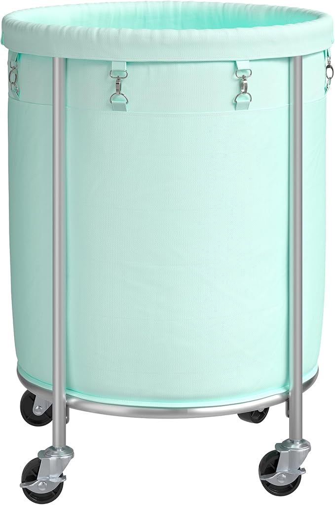 ELYKEN Laundry Basket with Wheels, 170L Rolling Laundry Hamper with Removable by ELYKEN