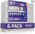 BNX TruFilter 18x20x1 Air Filter MERV 8 by BNX
