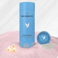 Unscented Pink Pearled Candle 18oz Luxury Sand Candle Granulated Wax by ZECHKAVAA