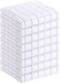 Homaxy 100% Cotton Terry Kitchen Towels, Checkered Designed, Soft and Super by Homaxy