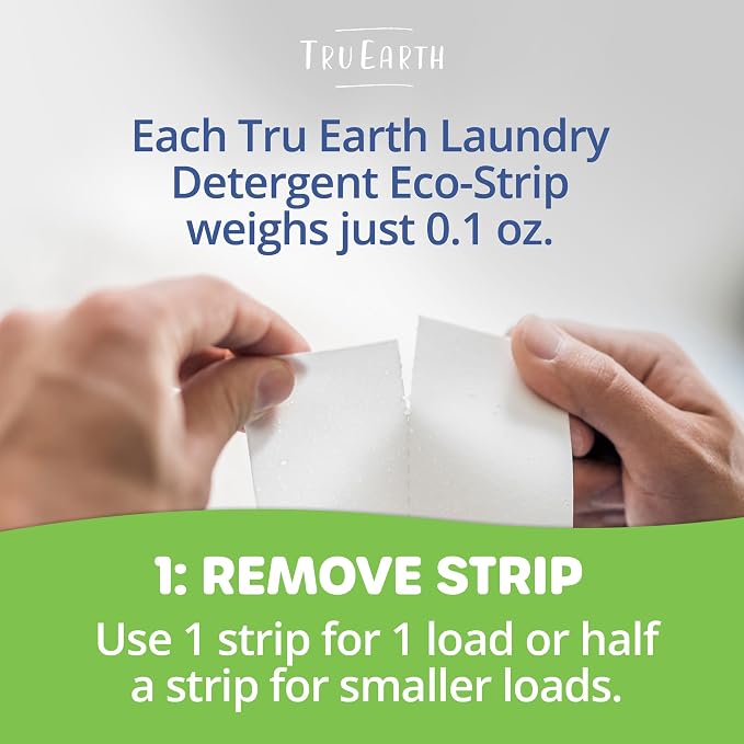 Tru Earth Compact Dry Laundry Detergent Sheets, Unscented - Image 3