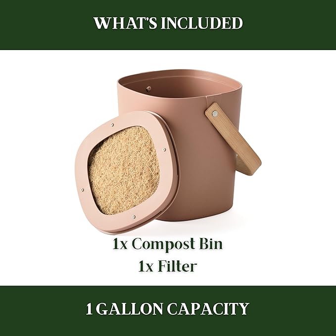 Bamboozle - 1 Gallon Compost Bin, Comes - Image 3