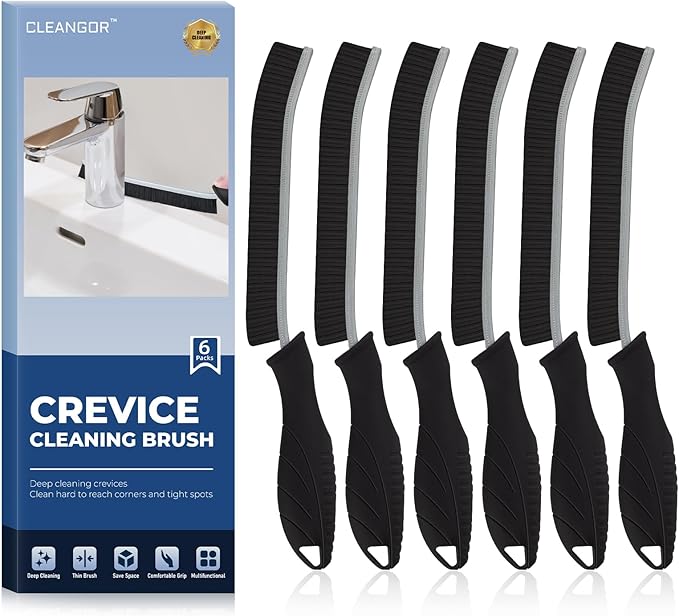 Crevice Cleaning Brushes, Cleaner Scrub Brush Tool by Cleangor