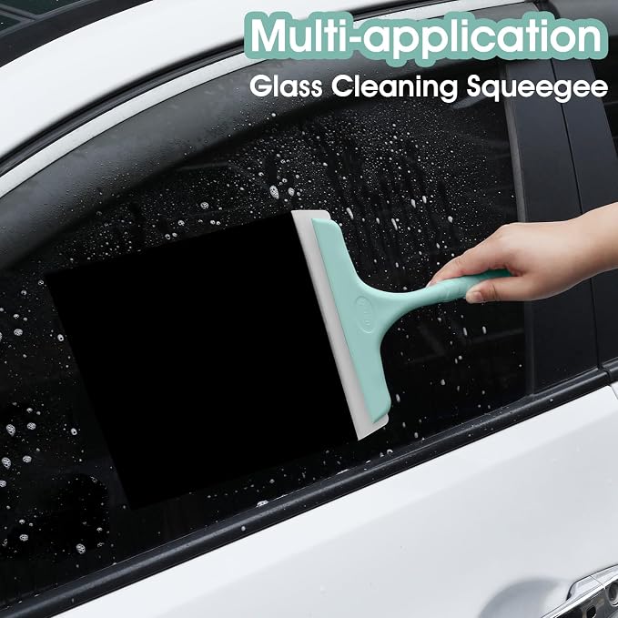 Shower Squeegee for Glass Doors, Bathroom Squeegee for Shower, Mini Window - Image 4