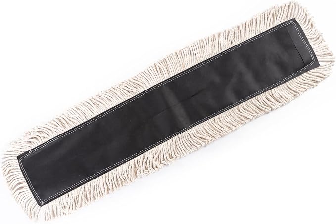 Matthew Cleaning 36'' High Strength Disposable Dust Mop Cotton Cut-end Yarn Mop - Image 6