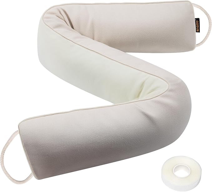 MAGZO Door Draft Stopper 36 Inch-Beige, Under Door Draft Blocker Air Stopper by MAGZO